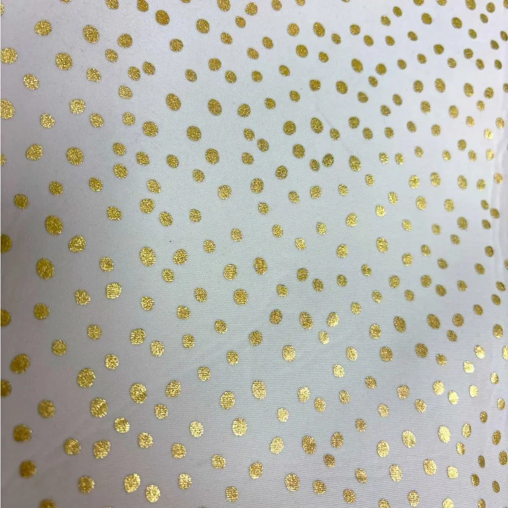 Gold Polka Dot Laptop/Tablet Sleeve by Dabney Lee